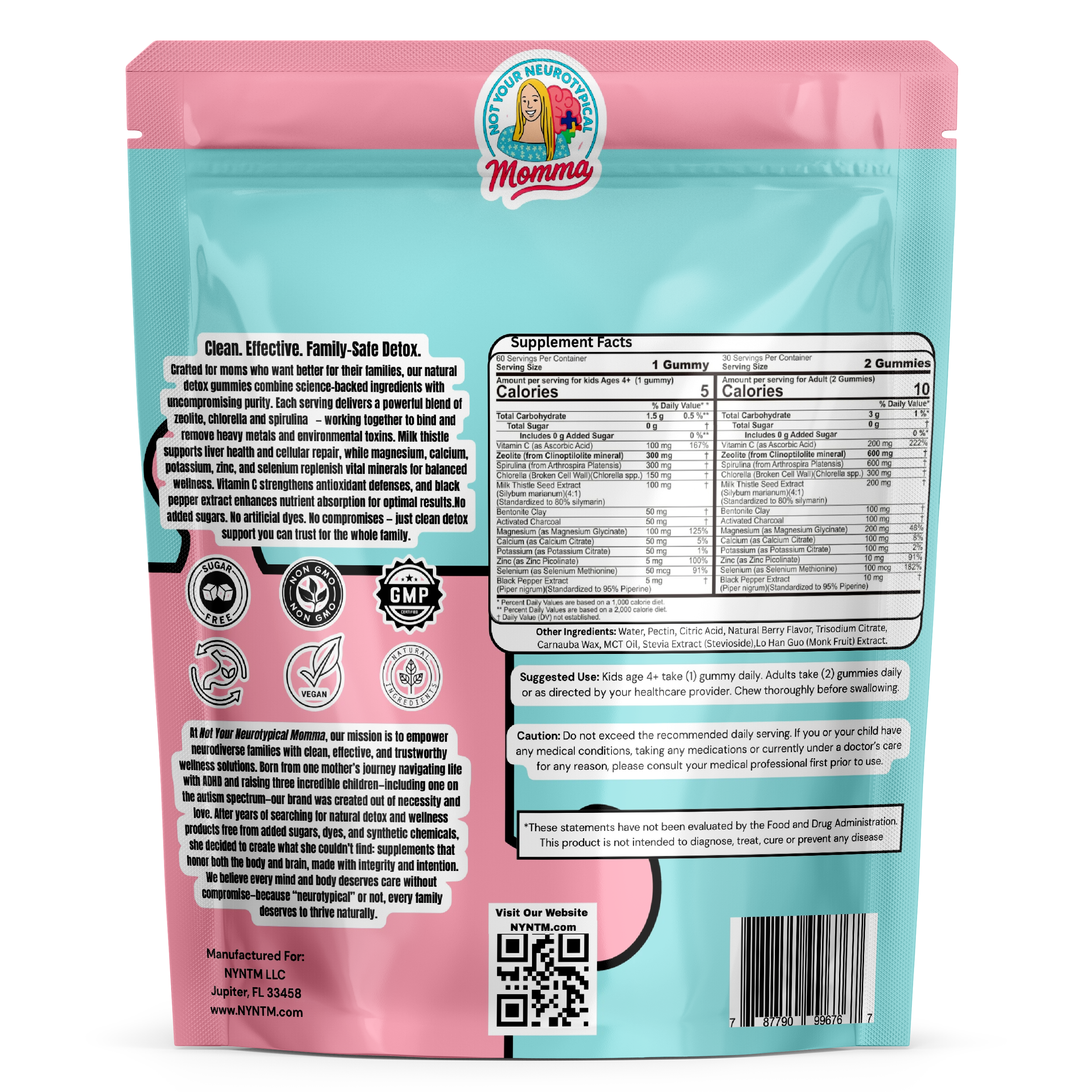 Heavy Metal Hero - Detox Gummies (60 Count)